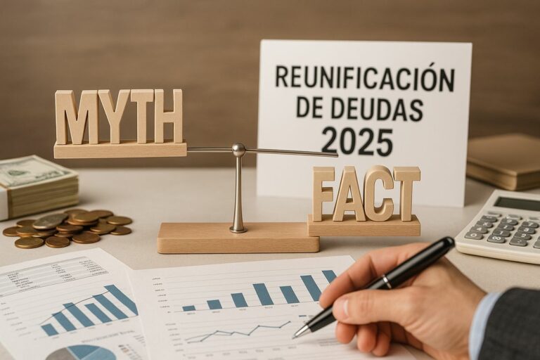 Mitos y verdades sobre reunificación de deudas en 2025