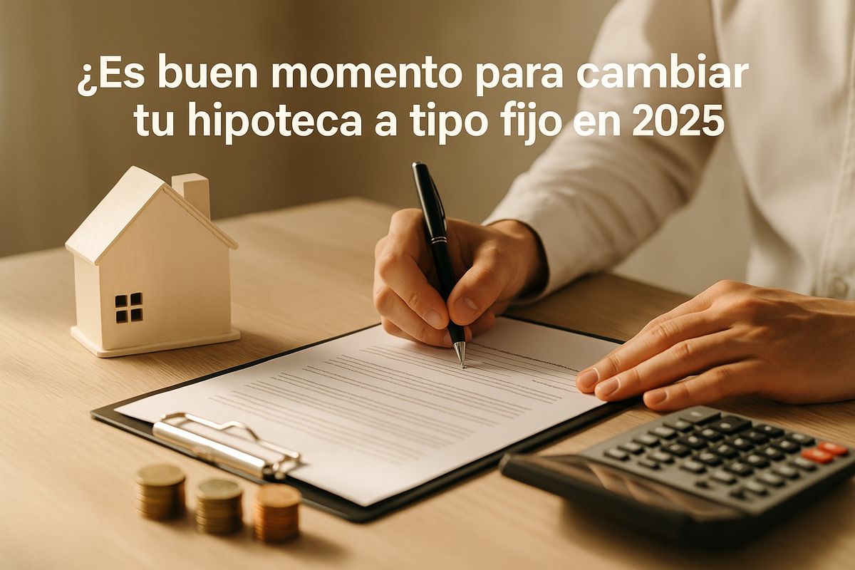 ¿Es buen momento para cambiar tu hipoteca a tipo fijo en 2025?