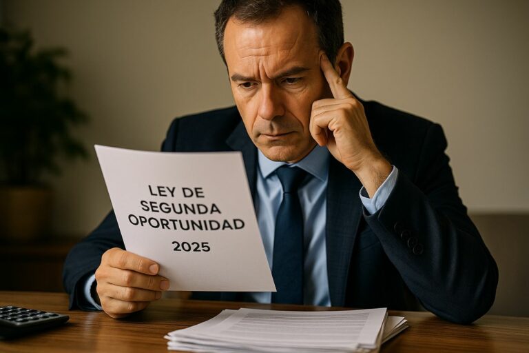 ¿Cuándo conviene acogerse a la Ley de Segunda Oportunidad en 2025?