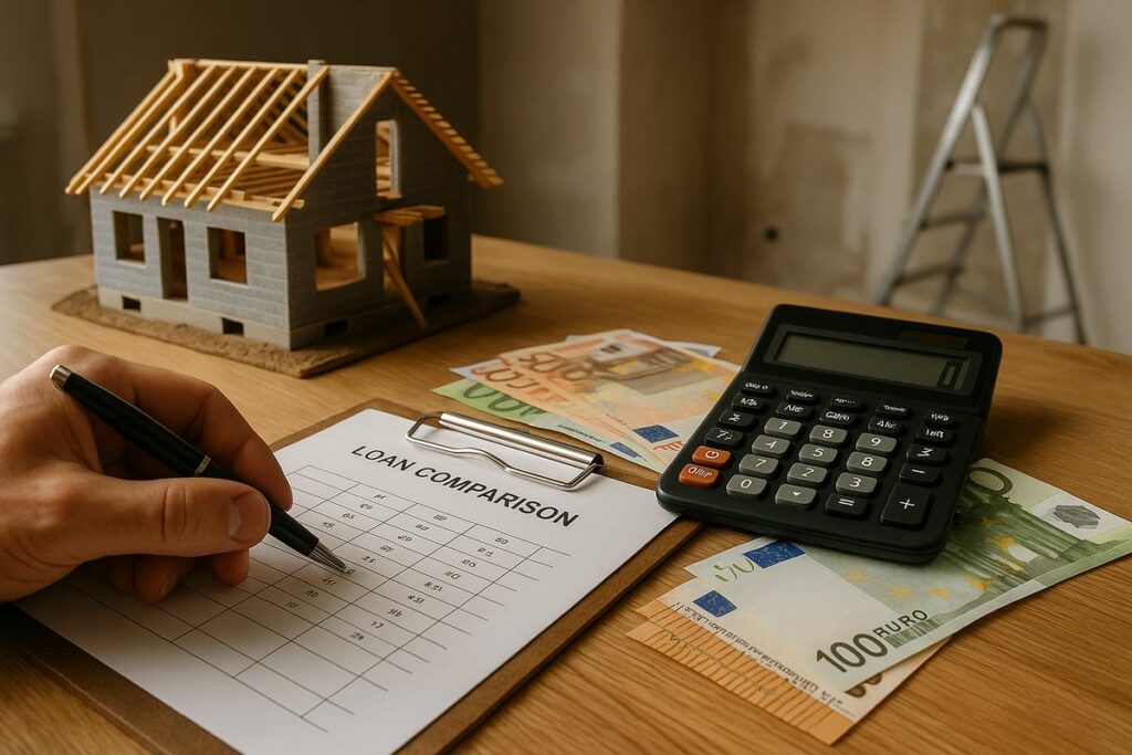 Comparativa de préstamos para reformas del hogar en 2025