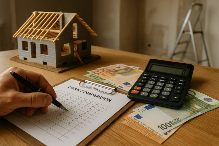 Comparativa de préstamos para reformas del hogar en 2025