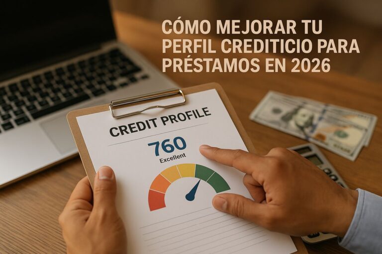 Cómo mejorar tu perfil crediticio para préstamos en 2026