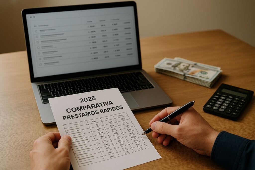 Comparativa de préstamos rápidos en 2026: requisitos y mejores ofertas