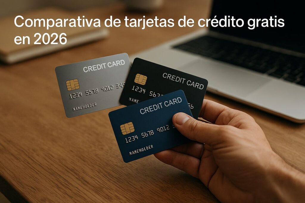Comparativa de tarjetas de crédito gratis en 2026
