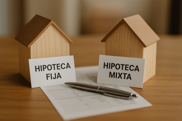 Diferencias clave entre hipoteca fija y mixta en 2026