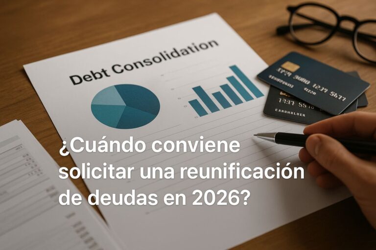 ¿Cuándo conviene solicitar una reunificación de deudas en 2026?