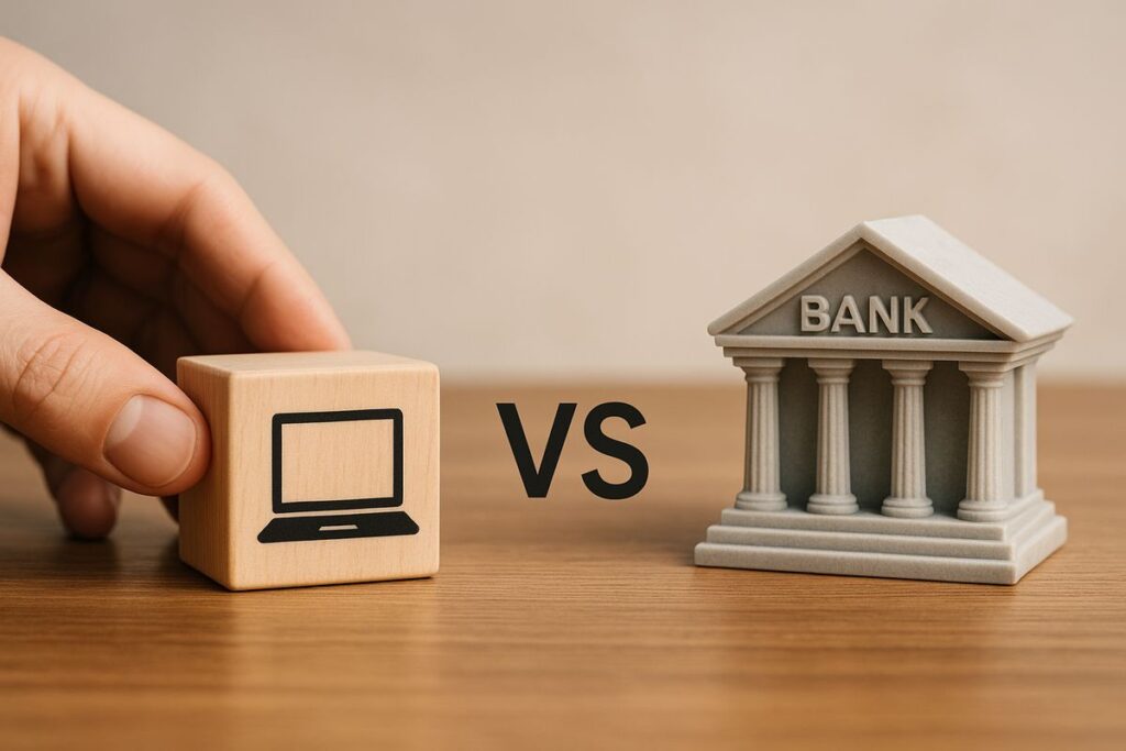 Comparativa entre préstamos online y bancos tradicionales en 2026