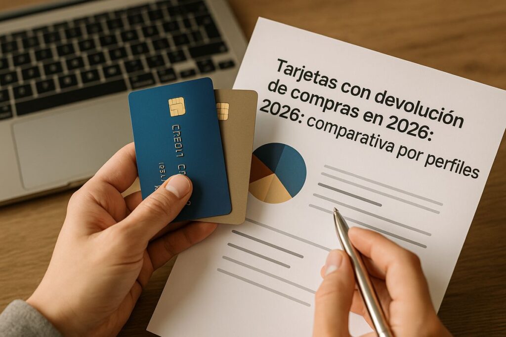 Tarjetas con devolución de compras en 2026: comparativa por perfiles
