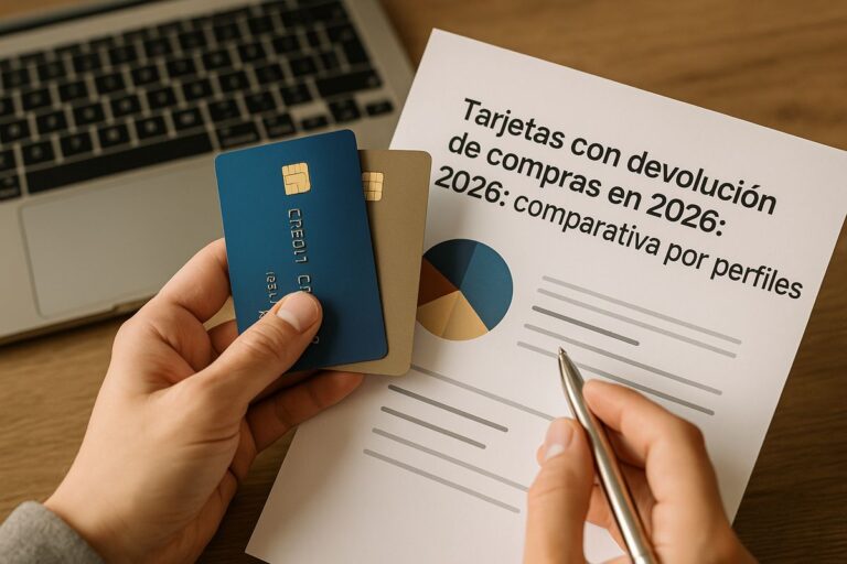 Tarjetas con devolución de compras en 2026: comparativa por perfiles